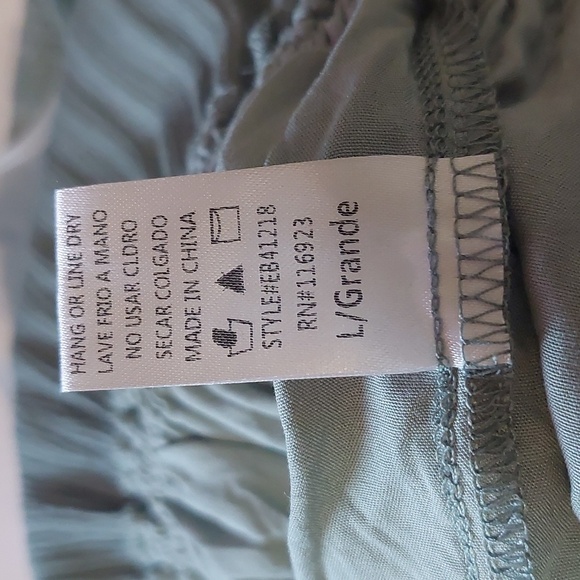 New Womans Boho Ruffle Romper Size Large - Picture 11 of 12